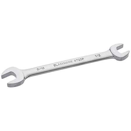 Blackhawk By Proto 4725P Open End Wrench, 1/2 X 9/16-Inch, Full Polish Finish 4725P